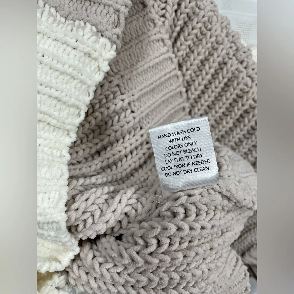 ALTAR’d State Sweater Colorblock Knit Cropped Pullover NWT Women’s Size Medium - Picture 12 of 14